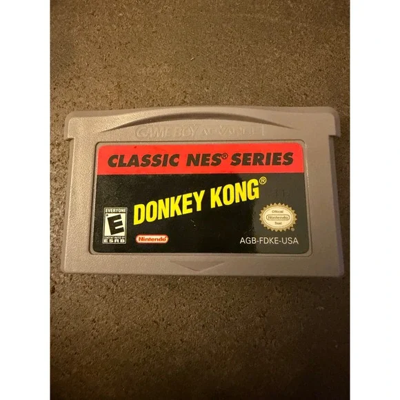 Nintendo Game Boy Advance Classic NES Series Donkey Kong AGB-FDKE-USA Cartridge
