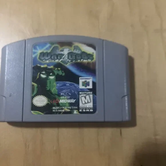 War Gods‎ Nintendo 64 N64 Game Cartridge Midway Action Rated M Used