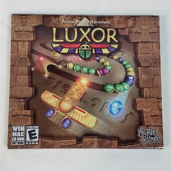 Luxor Game PC CD-ROM Sleeve