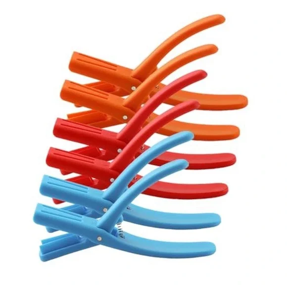 6 Pcs Crawfish Peeler Shrimp Deveiner Tool Set Seafood Sheller Red Orange Blue
