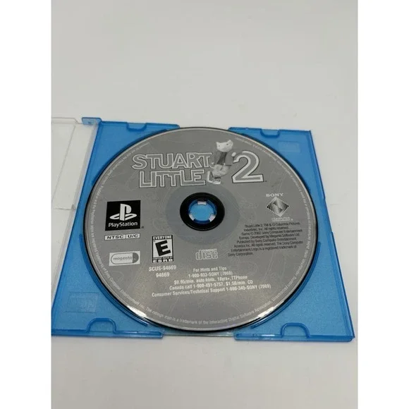Stuart Little 2‎ (Sony PlayStation 1, 2002) PS1 Disc Only