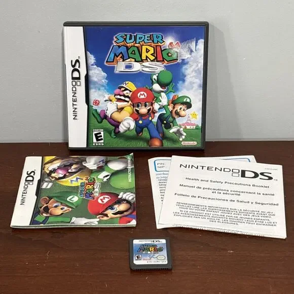 Super Mario 64 DS (Nintendo DS, 2004) Complete With Manual
