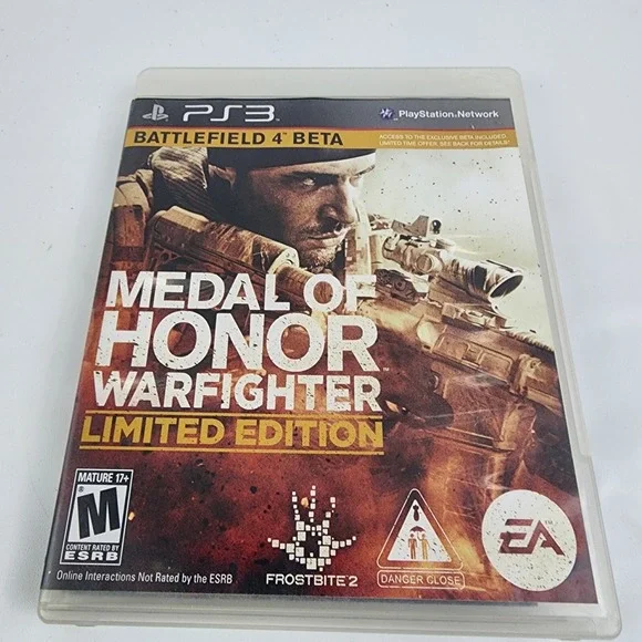 Medal of Honor: Warfighter -- Limited Edition (Sony PlayStation 3, 2012)