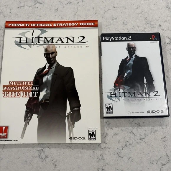 Hitman‎ 2 2002 Official Strategy Guide & Game Playstation 2 Set Prima Gamers
