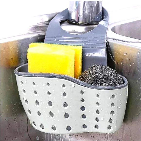 New Beige Sink Sponge Hanging Caddy