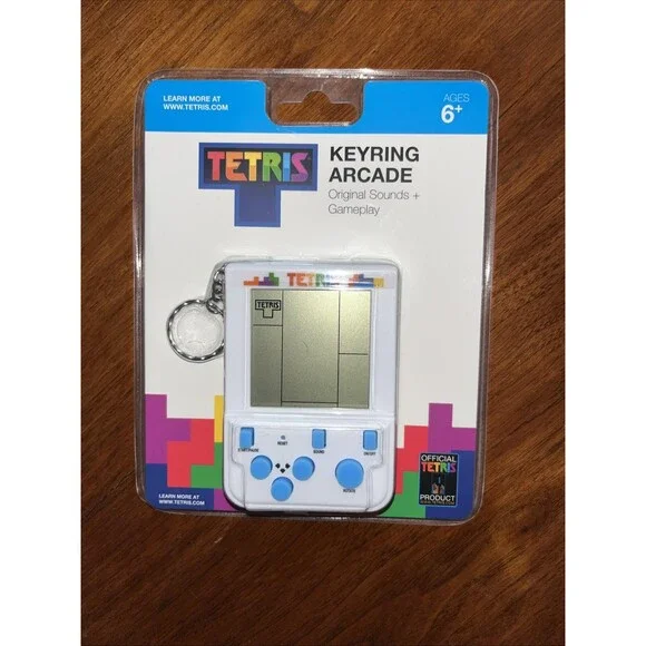 Tetris Keyring Arcade w/ Original Sounds & Gameplay 320124 - Brand New / Sealed