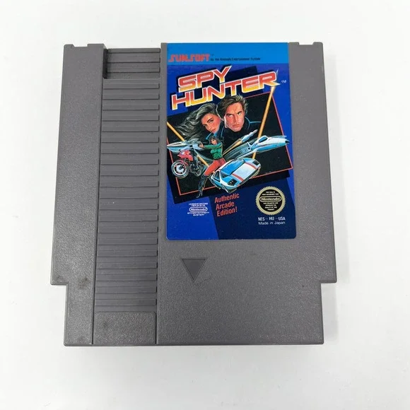 Spy Hunter Nintendo NES Sunsoft Authentic Arcade‎ Edition NES-HU-USA Cartridge