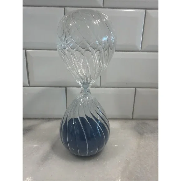 5 Minutes Flowing Sand Hourglass Stress-Relief Glass Ornament Decor And Gift
