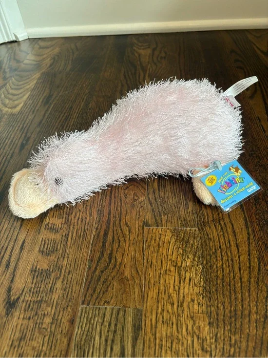 Webkinz Pink Platypus Googles Stuffed Plush Retired HM208 NEW Unused Code GANZ