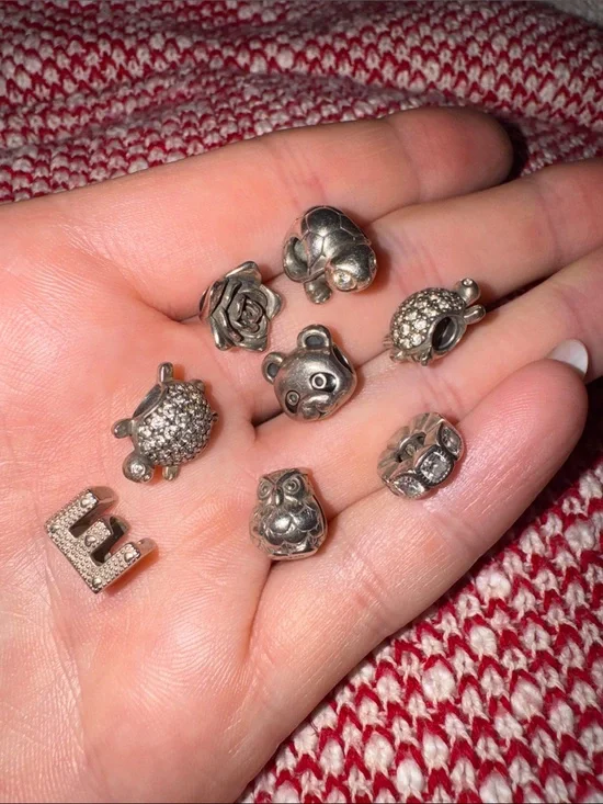 Pandora 954 silver charms