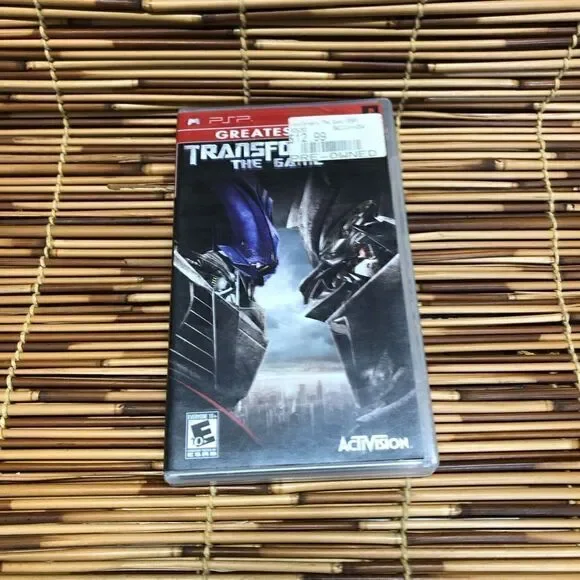 PSP The Transformers Game Untested as shown
