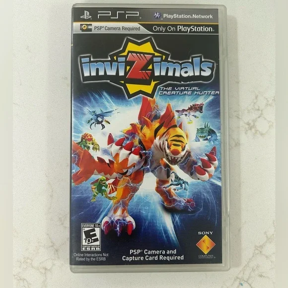 PSP Invizimals Virtual Creature Hunter Video Game