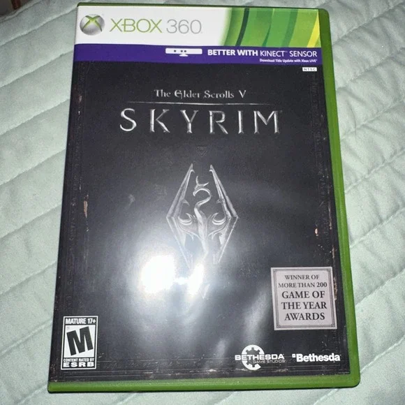 Xbox 360 The Elder Scrolls V Skyrim Free‎ FAST SHIPPING Used