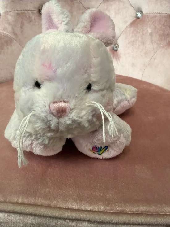 GANZ Pastel Pink Bunny Plush Small Pet Toy