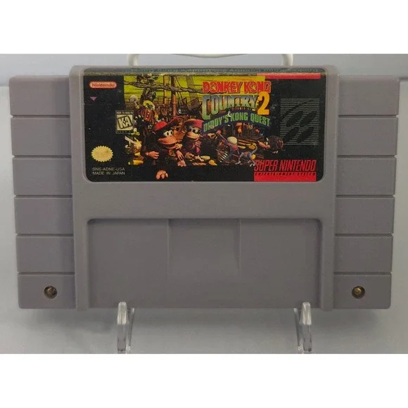Nintendo SNS-006 Donkey Kong Country 2 Diddy's Kong Quest SNES Game Cartridge