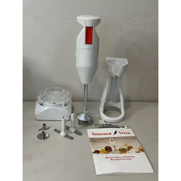 Thunder Stick Deluxe Multipurpose Handheld Blender Mixer Set Model US9098