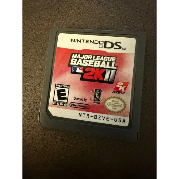Major League Baseball 2K11 Nintendo DS MLB 2K11 NTR-BZVE-USA Authentic Cartridge