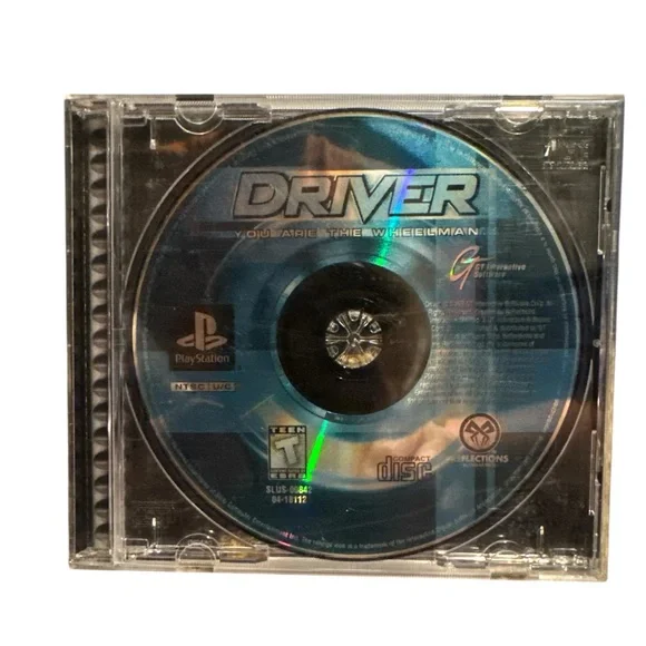 Driver PS1 Video Game No Manual Sony‎ PlayStation Disc No Front Cover