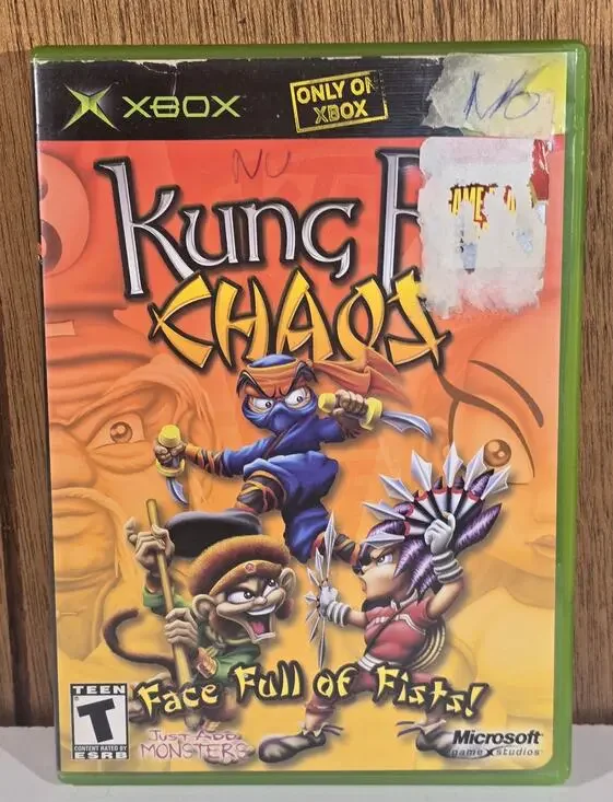 Kung Fu Chaos Original Xbox Game Complete CIB