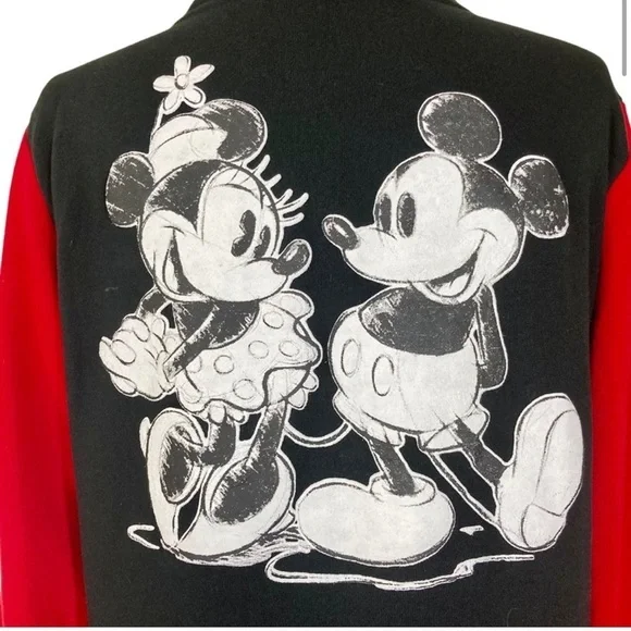 Disney Mickey & Minnie Mouse red black jacket