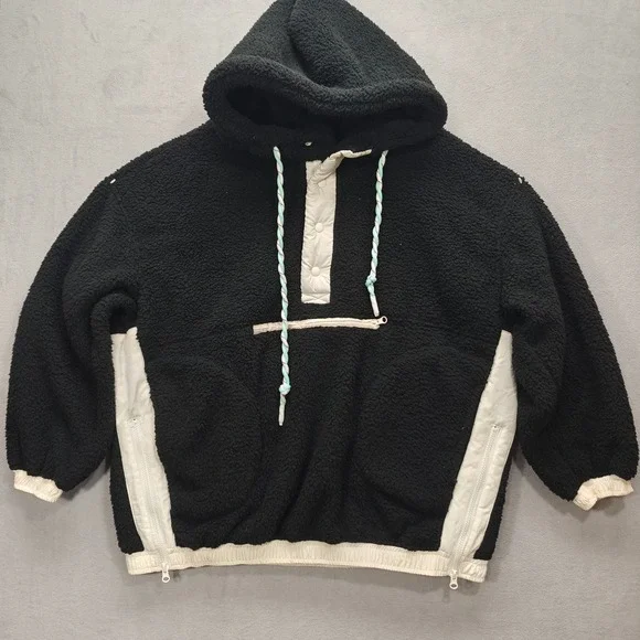 Altar'd State Pullover Teddy Jacket Womens M Fleece Camping Outdoors Gorpcore