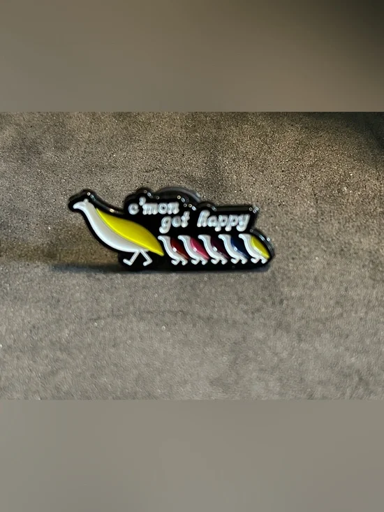 Partridge Family enamel pin features the logo c’mon get happy David Cassidy NEW