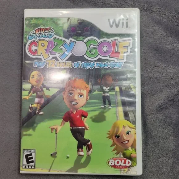Kidz Sports‎ Crazy Golf Wii Game By Bold Games