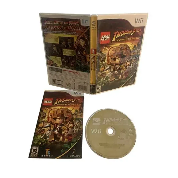 LEGO Indiana Jones: The Original Adventures Nintendo Wii, 2008 With Manual