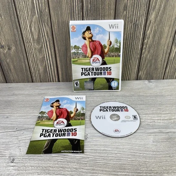 Tiger Woods PGA Tour 10 (Nintendo Wii, 2010) – Complete in Box