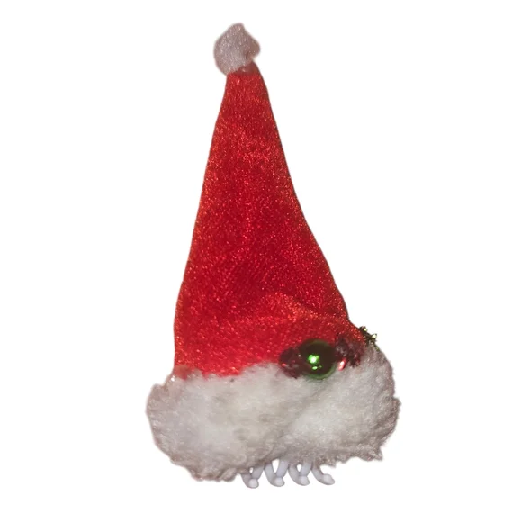 Festive Red Santa Hat Hair Clip for‎ Kids