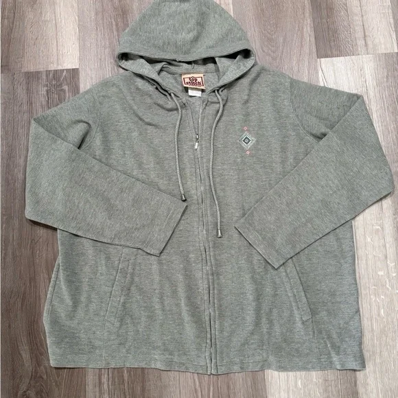 Top Stitch by Morning Sun light green zip up jacket
