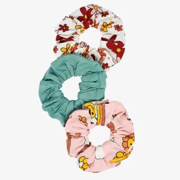 Posh Peanut Groovy Rainbow Scrunchie Set