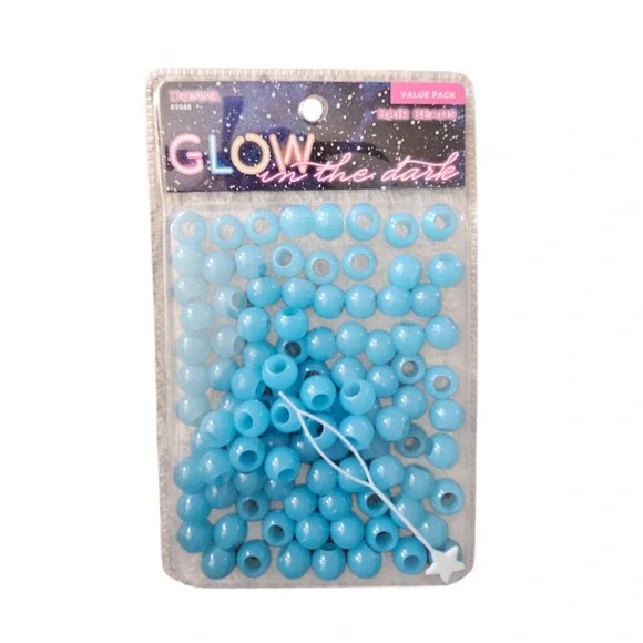 Kids Glow-In-The-Dark Hair Beads – Beads for Braiding‎