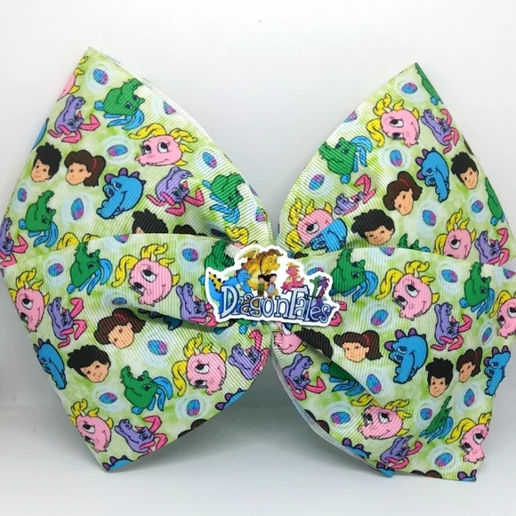 Dragontales hair bow