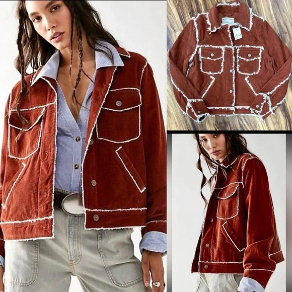 Free People Heartland Corduroy Jacket