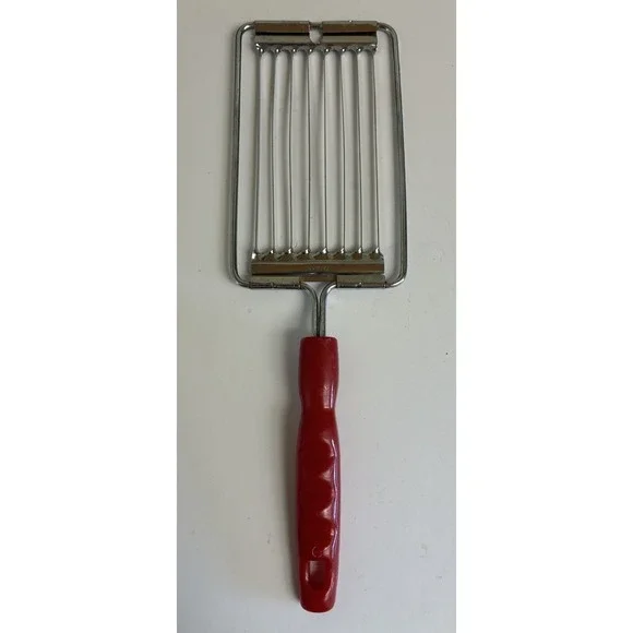 Vintage Tomato Slicer with‎ Red Handle