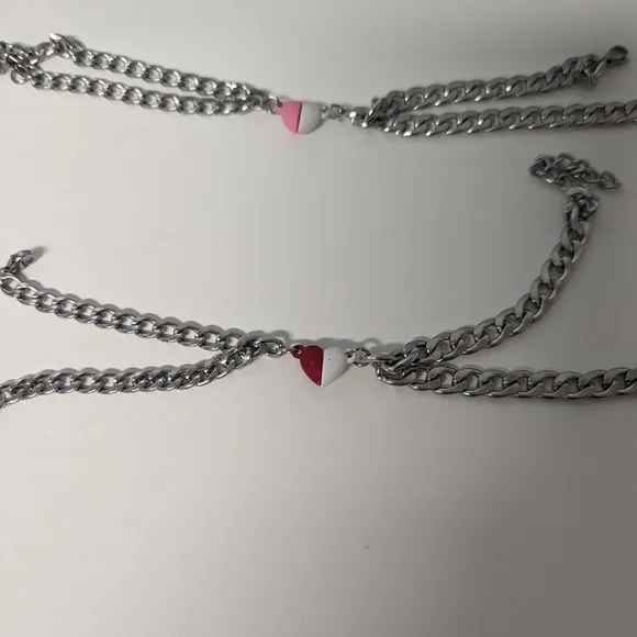 Couple's set magnetic bracelet