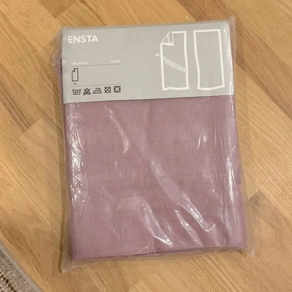 Pair of IKEA  Lavender ENSTA  Curtain Panels 140 x 215 cm (55 x 85 inches)