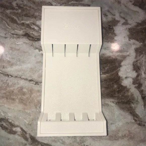 Cutco 4 Steak Knife Storage Holder Wall Mount Drawer #1864 NO HARDWARE OR KNIVES