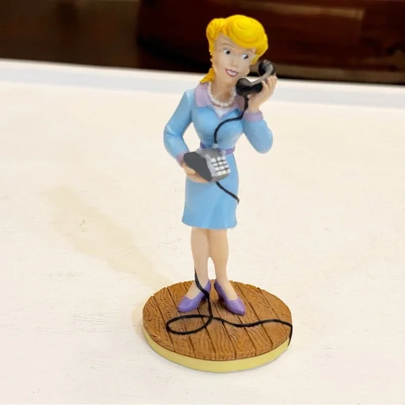2000 Blondie Comic Figurine Blondie On The Phone Vintage