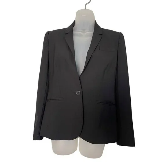 J.Crew Bi Stretch SZ 8 Classic Long Sleeve Wool Jacket Blazer