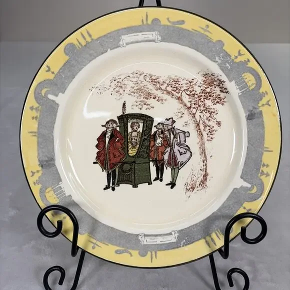 Royal Doulton Sedan Chair Series Ware Plate D3597 10.25