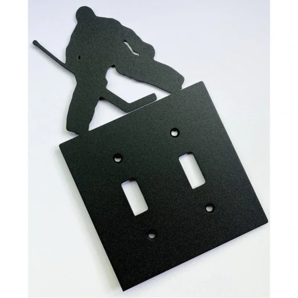 NWOT Hockey Player Light Switch Plate