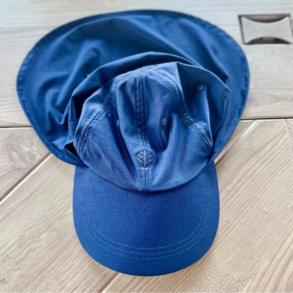 Coolibar l Kid's Surfs Up All Sport Hat l Navy
