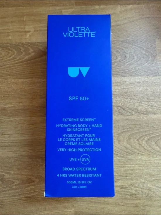 *BNIB*Jumbo 16.9oz UltraViolette Extreme Screen Hydrating Body + Hand Skinscreen