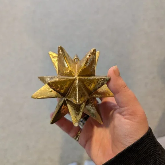 Vintage Gold‎ Starburst Decoration