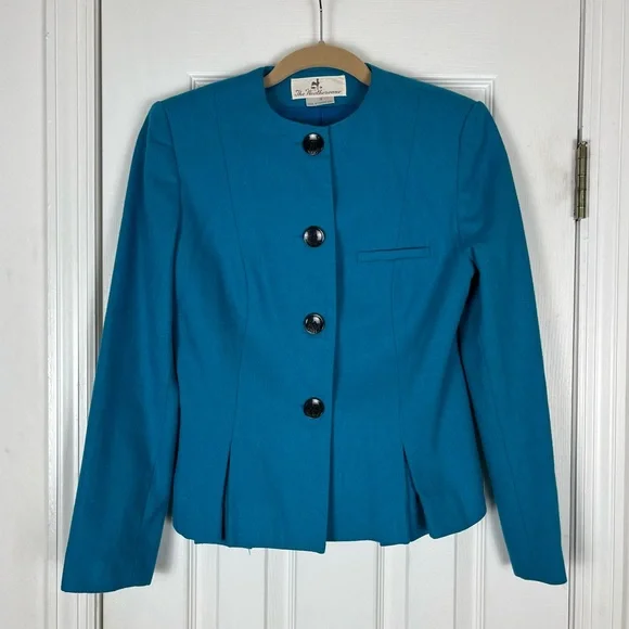 Vintage Weathervane Wool Blend Blazer Jacket