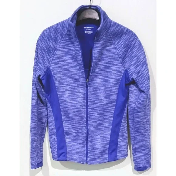 Tek Gear‎ Purple Heathered Activewear Full Zip Jacket