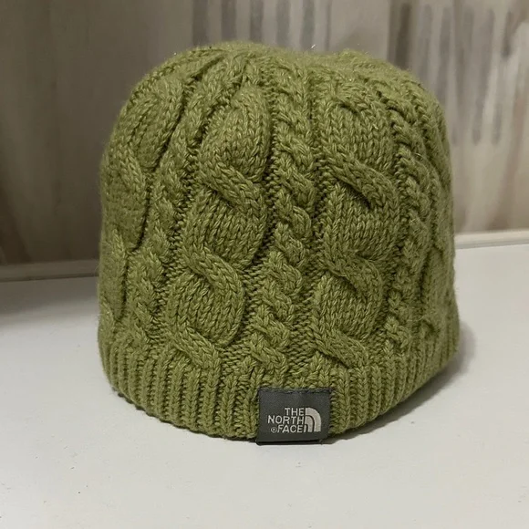 The North Face Kids Olive Knit Hat For Fall and Winter