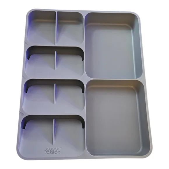 NWOT Joseph Joseph Gray Drawer Cutlery Silverware Utensil & Gadget Organizer